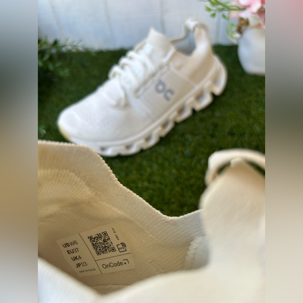 On Cloudswift Undyed white 
Sneakers women size 6 gently used - Picture 14 of 16